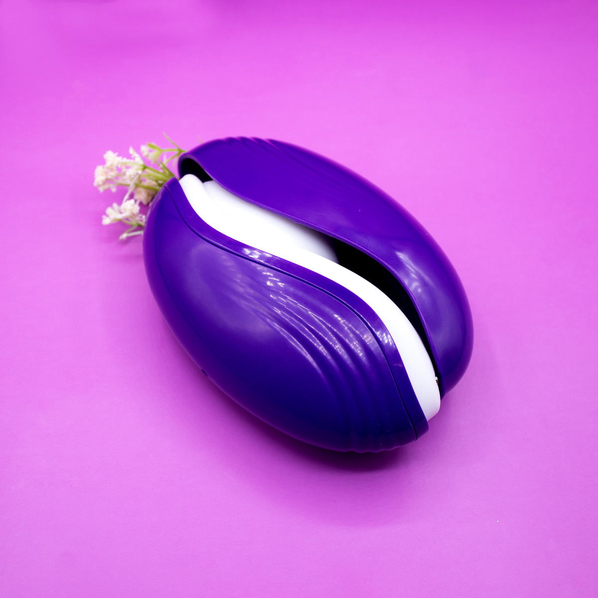 Simulador de Sexo Oral Estimulador de Clítoris em Silicone com 7 Modos de Estimulação, Função de Aquecimento e Recarregável - Dibe Sex Massager | 12,9 x 5,5 cm - 4