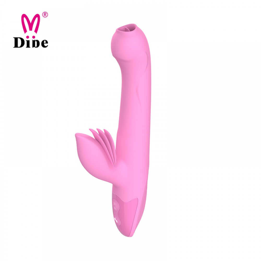 Vibrador Estimulador de Ponto G e Clítoris com Movimentos Vai e Vem, Rotação, 7 Modos de Vibração e Função de Aquecimento - Dibe Sex Massager Aileen | 14,3 x 3,3 cm | Disponível em 2 Cores - 3