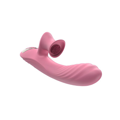 Foto 6 do produto Vibrador Estimulador de Ponto G e Clítoris com 7 Modos de Vibração, Função Aquecimento e Cerdas Rotativas - Dibe Sex Massager Sally | 13 x 3,7 cm