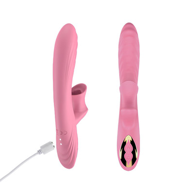 Foto 9 do produto Vibrador Estimulador de Ponto G e Clítoris com 7 Modos de Vibração, Função Aquecimento e Cerdas Rotativas - Dibe Sex Massager Sally | 13 x 3,7 cm