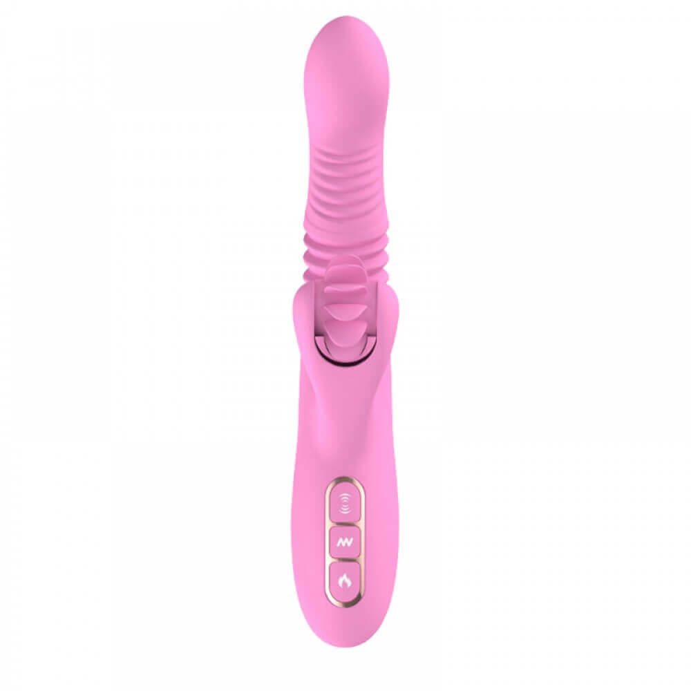 Dibe Sex Massager - Vibrador Rotativo Estimulador de Ponto G e Clítoris com Função Vai e Vem e Aquecimento, 7 Vibrações e 1 Modo de Rotação - 14 x 3,4 cm | Cor: Rosa - 3