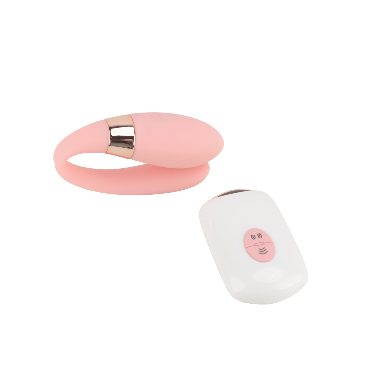 Vibrador para Casal Recarregável em Silicone com 7 Modos de Vibrações e Controle Remoto Sem Fio - Dibe | 8,4 x 3,1 cm | Disponível em 2 Cores - 2