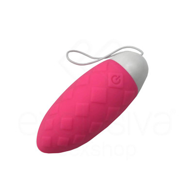 Foto 3 do produto Dini Vibrating Egg - Cápsula Vibratória em Silicone Atóxico com 10 Modos de Vibração - 8 x 3,2 cm | Cor: Pink