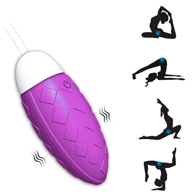 Foto 2 do produto Cápsula Vibratória em Silicone Atóxico com 10 Modos de Vibração e Carregamento via USB - Man Nuo Dini Vibrating Egg | 8 x 3,2 cm | Disponível em 2 Cores