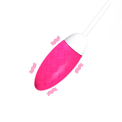 Foto 3 do produto Cápsula Vibratória em Silicone Atóxico com 10 Modos de Vibração e Carregamento via USB - Man Nuo Dini Vibrating Egg | 8 x 3,2 cm | Disponível em 2 Cores