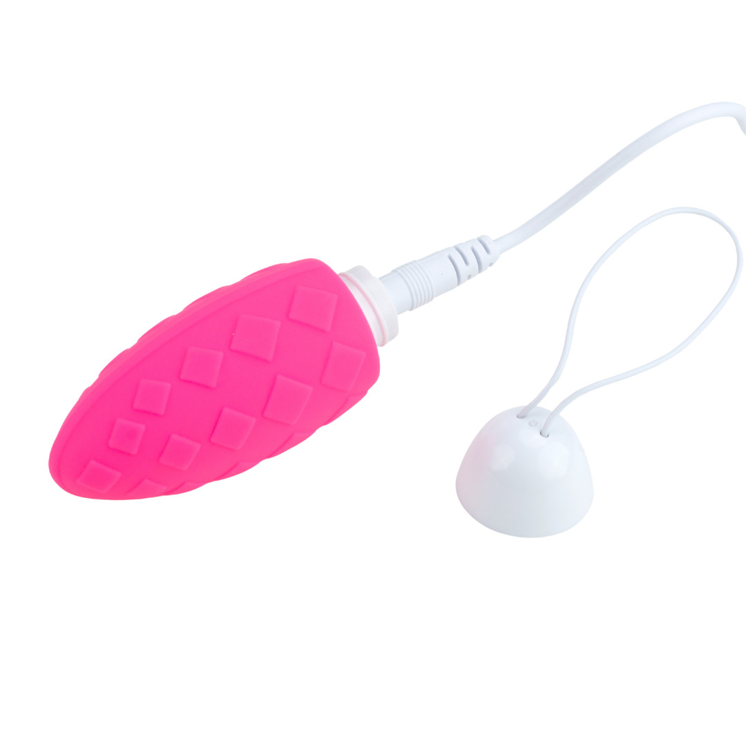 Cápsula Vibratória em Silicone Atóxico com 10 Modos de Vibração e Carregamento via USB - Man Nuo Dini Vibrating Egg | 8 x 3,2 cm | Disponível em 2 Cores - 7