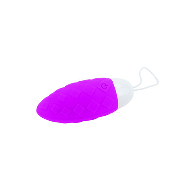 Foto 4 do produto Cápsula Vibratória em Silicone Atóxico com 10 Modos de Vibração e Carregamento via USB - Man Nuo Dini Vibrating Egg | 8 x 3,2 cm | Disponível em 2 Cores