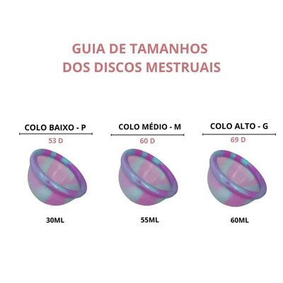 Foto 6 do produto Disco Menstrual em Silicone - Lilicupmy | Disponível em 3 Tamanhos