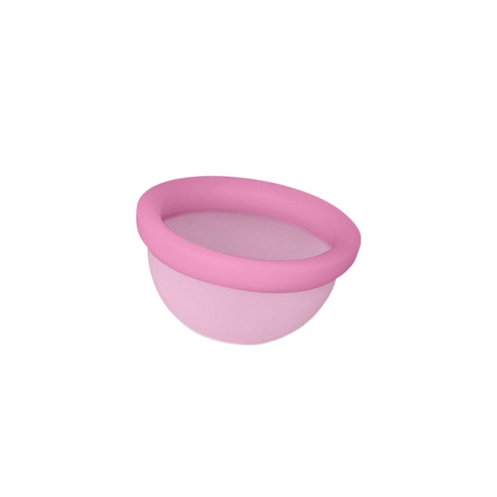 Disco Menstrual em Silicone com Tamanho Único - Fleurity Secret | Cor: Rosa - 2