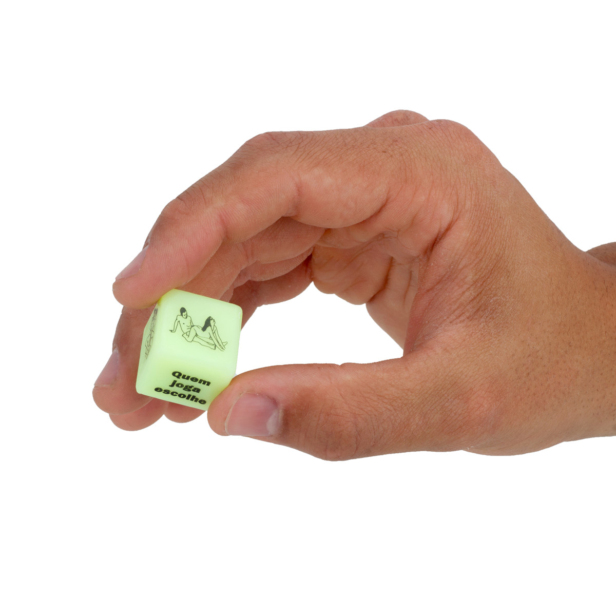 Jogo do Prazer com 1 Dado que Brilha no Escuro - Diversão Ao Cubo - 2