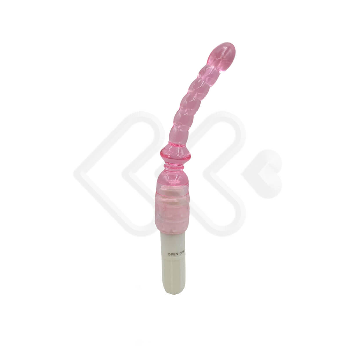 Plug Anal em Jelly com Esferas Estimuladoras e Vibração Única - Dolphin Love - 12,2 x 2,6 cm - 2