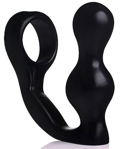Dom A6 - Anel Prolongador de Ereção para Pênis e Escroto com Plug Anal - 2