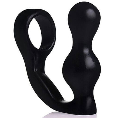Foto 2 do produto Dom A6 - Anel Prolongador de Ereção para Pênis e Escroto com Plug Anal