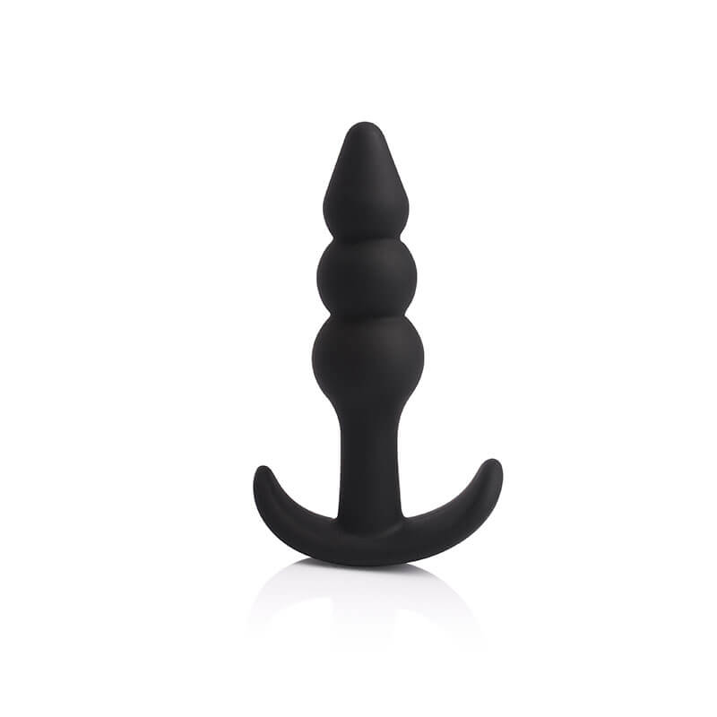 Dom H2 - Plug Anal Spinner Escalonado com Alça - 9,3 x 2,5 cm - 2