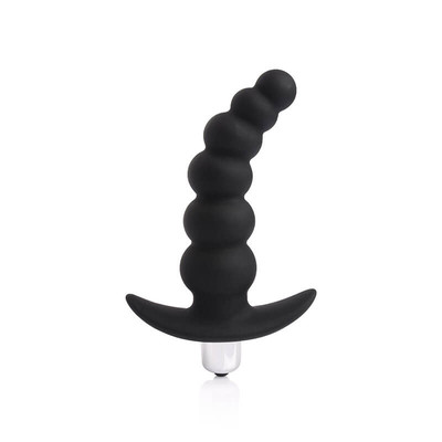 Foto 2 do produto Plug Anal Escalonado em Elastômero com Única Vibração - Dom H4 G Beads | 10,5 x 3,4 cm