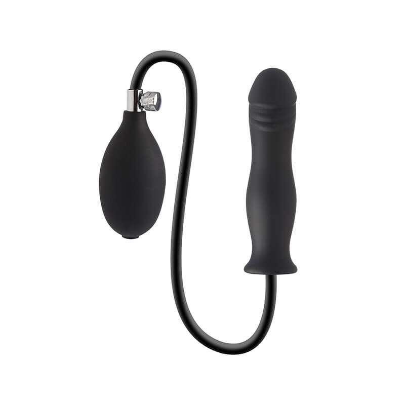 Plug Anal Inflável em Formato de Pênis, Feito em Silicone - Dom H6 Dildo | 14 x 3,3 cm - 2