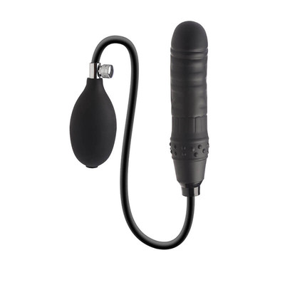 Foto 2 do produto Plug Anal Inflável com Formato de Pênis em Elastômero - Dom H9 Dildo | 12,4 x 3,2 cm