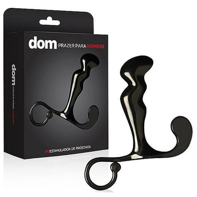Dom P1 - Estimulador de Próstata com Massageador de Períneo - 11,5 x 2,5 cm