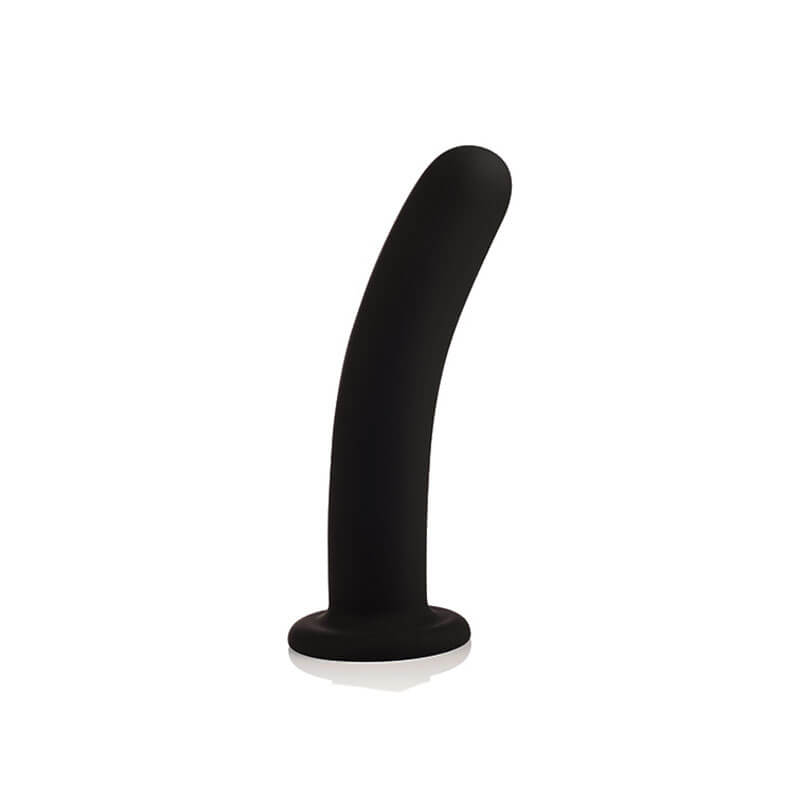 Plug Anal em Silicone Aveludado com Formato Levemente Curvado e Ventosa - Dom P13 Butt Plug Tortinho | 16,5 x 3,5 cm - 2