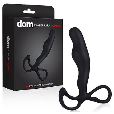 Dom P2 - Estimulador de Próstata em Silicone - 12 x 2,2 cm