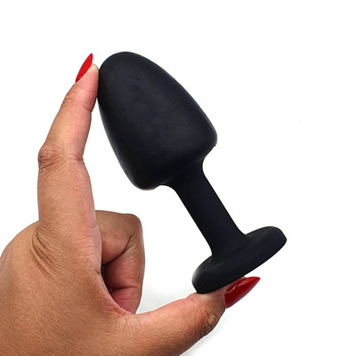 Plug Anal no Tamanho G om Peso Interno para a Técnica de Pompoarismo - Dom P5 | 10,2 x 4,6 cm