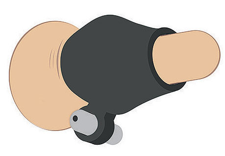 Anel para Pênis e Testículos com Vibro - Dom P8 | 7 x 4,7 cm - 3