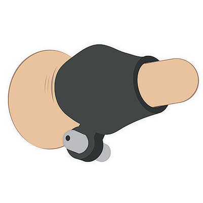 Anel para Pênis e Testículos com Vibro - Dom P8 | 7 x 4,7 cm