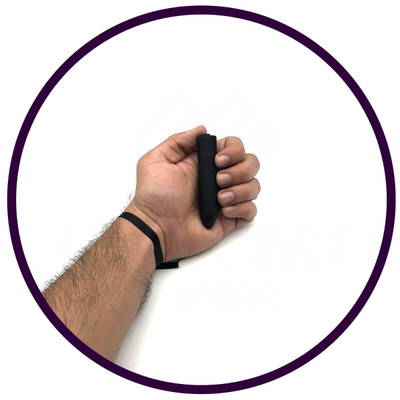 Cápsula Vibratória em ABS Atóxico com 10 Modos de Vibração, Recarregável via USB - Dom V3 Power Bullet Vibe - 7,2 x 1,8 cm