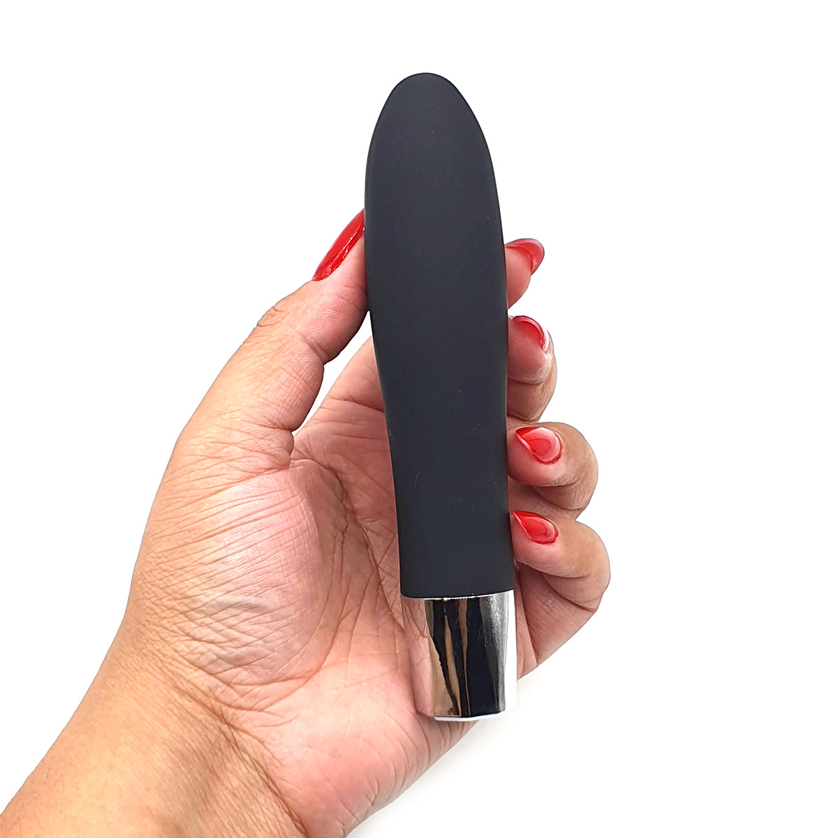 Vibrador Personal em ABS com 10 Modos de Vibração - Dom V4 Vibrador Charm | 11,3 x 3 cm - 5