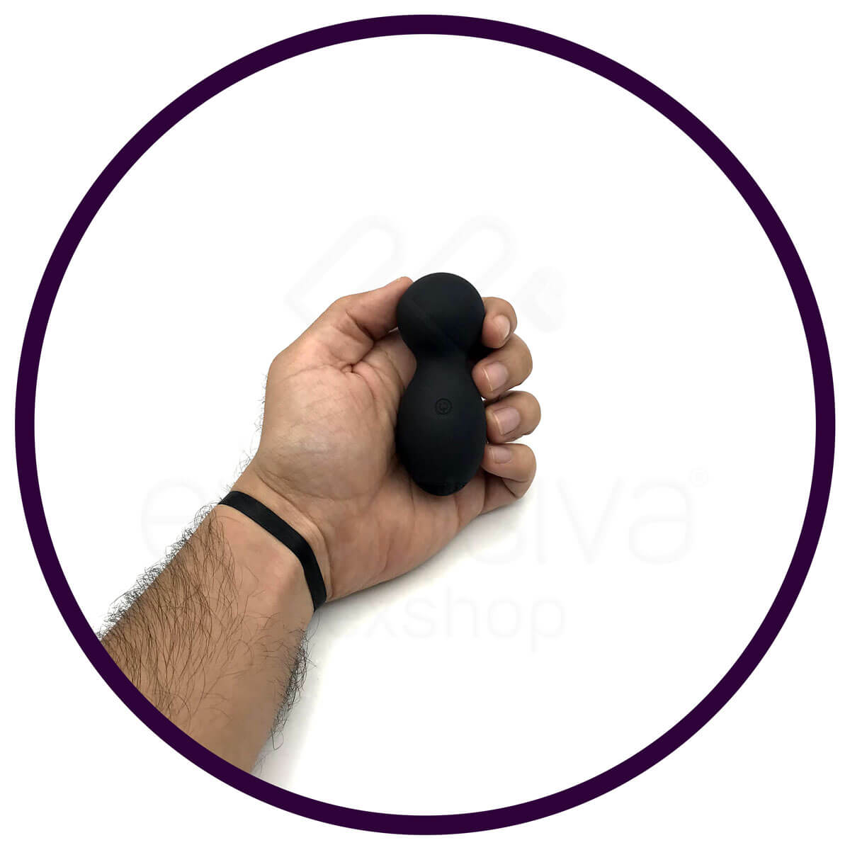 Vibrador Estimulador em Silicone Soft Touch com 10 Modos de Vibração Recarregável - Dom V8 Vibrador Big Boy | 9 x 3,5 cm - 3