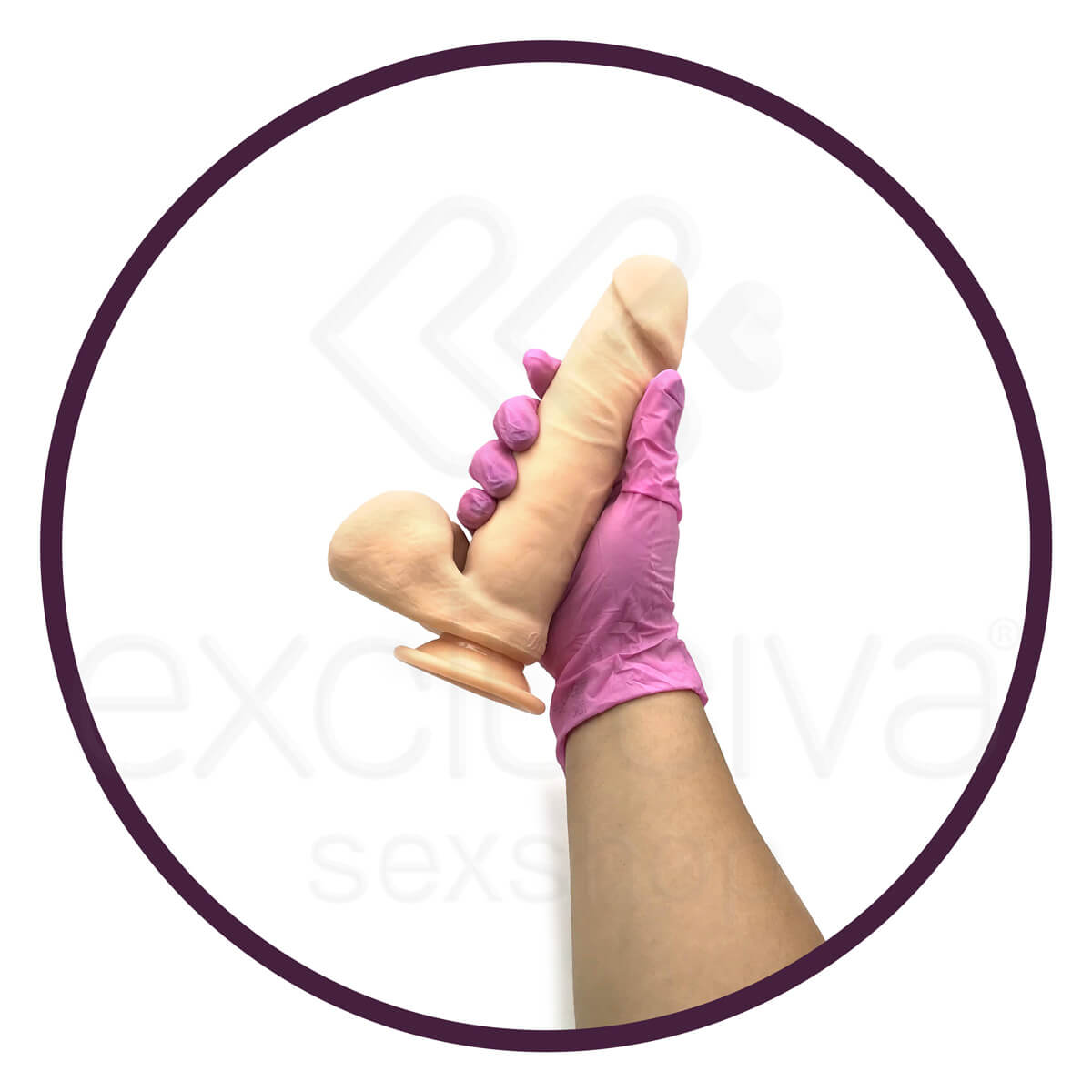 Dong - Pênis em Cyberskin com Rotação, Vibração Multivelocidade e Ventosa - 15 x 4,3 cm - 3