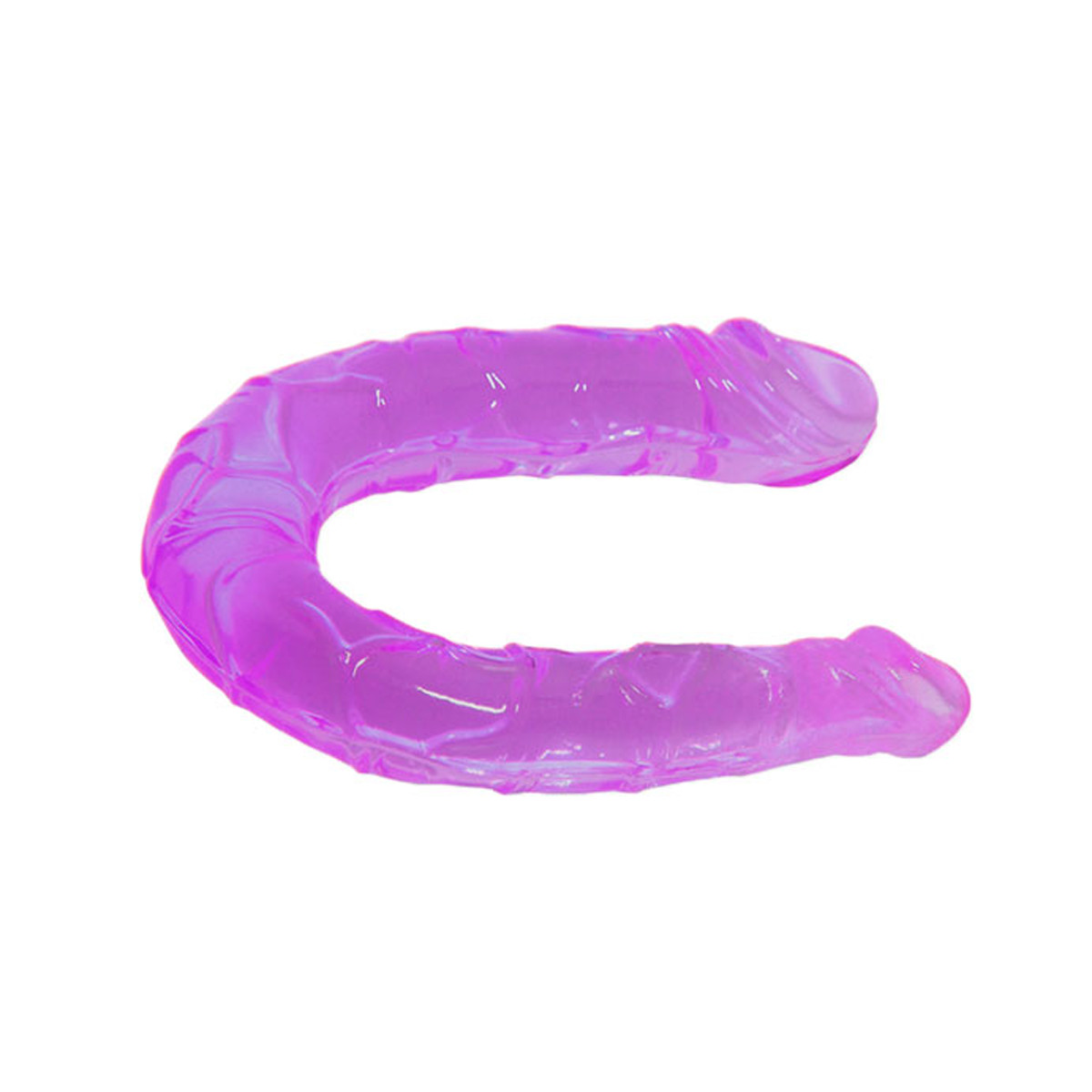 Prótese Dupla com Veias Massageadoras e Glande Saliente nas Duas Extremidades - LyBaile Double Dong | 28,8 x 3,3 cm | Disponível em 5 Cores - 2