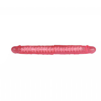 Double Dong - Prótese Dupla Vertebrado Penetração com Veias Realísticas - 36 x 3,9 cm