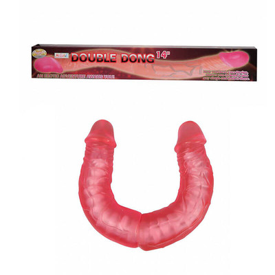Double Dong - Prótese Dupla Vertebrado Penetração com Veias Realísticas - 36 x 3,9 cm