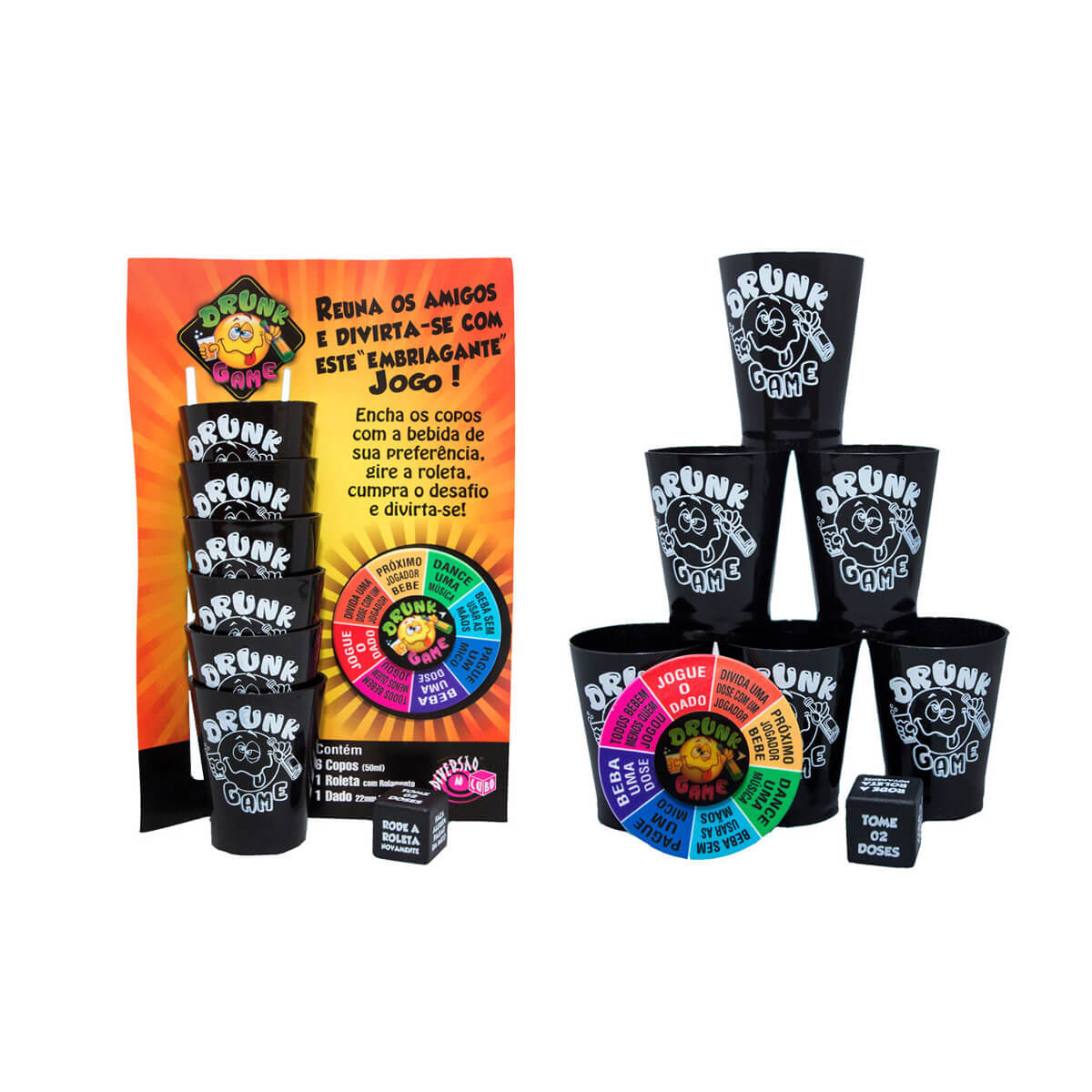Drunk Game Desafio da Roleta - Diversão ao Cubo - 6