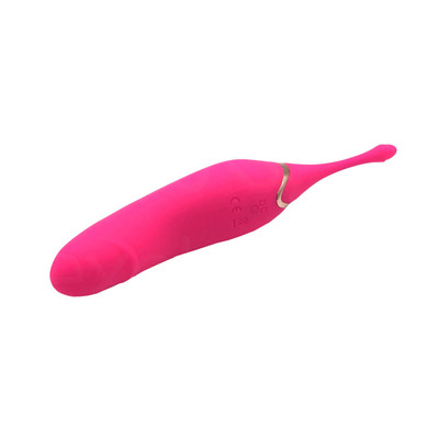 Foto 2 do produto Vibrador de Ponto G e Estimulador de Clítoris com 7 Modos de Vibração Potente - Dual Pleasure Vibrator - 19 x 3,8 cm