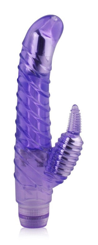 Vibrador Rabbit em Jelly com Vibração Multivelocidade e Texturizado - Aphrodisia Dual Stimulator Curve Seduction | 11,5 x 3 cm | Disponível em 2 Cores - 2