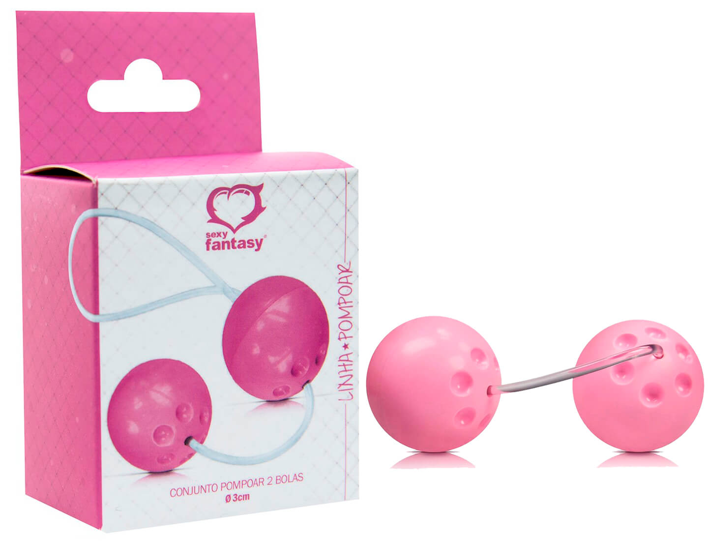 Duas Bolas com Peso Para Pompoarismo - Love Balls | Disponível em 2 Cores - 2