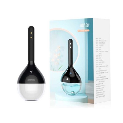 Ducha Higiênica Elétrica Unissex para o Uso Anal com Aplicador com Jatos 360º - 195 ml | OMYSKY
