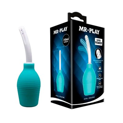 Ducha Higiênica Unissex para o Uso Anal em PVC e Aplicador com Jatos Laterais - 310 ml | Pretty Love Mr Play | Disponível em 2 Cores