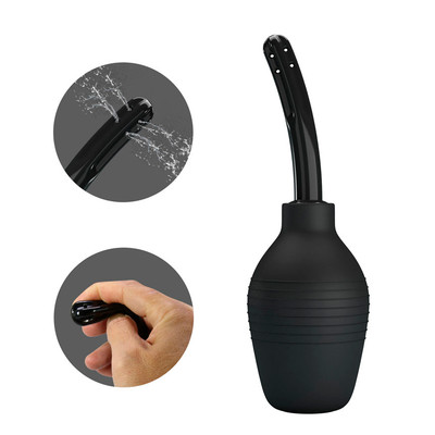 Ducha Higiênica Unissex para o Uso Anal em PVC e Aplicador com Jatos Laterais - 310 ml | Pretty Love Mr Play | Disponível em 2 Cores
