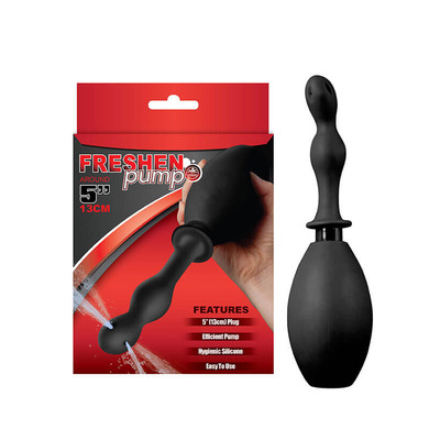 Ducha Íntima Higiênica com Aplicador Escalonado e 4 Saídas de Água - Freshen Pump | 12,5 x 3,1 CM