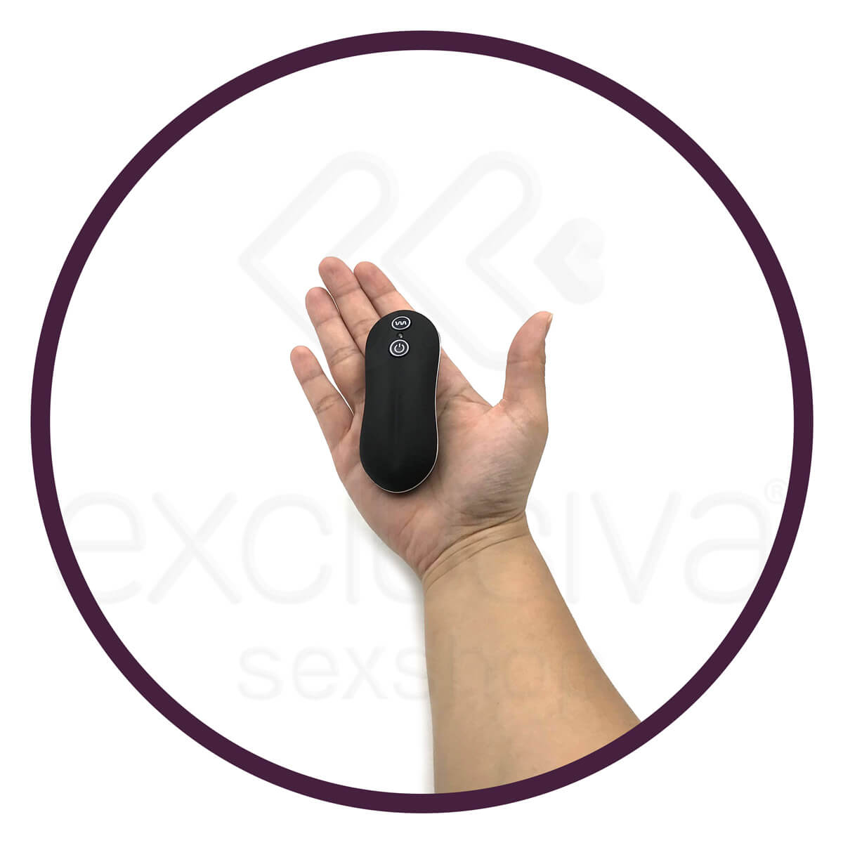 Dutch Cannon - Plug Anal com Textura Anelar e 10 Modos de Vibração - 14,5 x 3 cm | Cor: Preto - 3