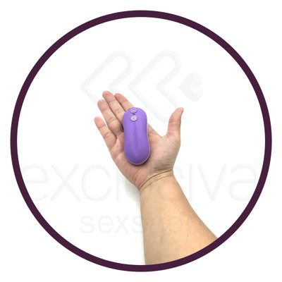 Foto 2 do produto Dutch Cannon - Plug Anal com Textura Anelar e 10 Modos de Vibração - 14,5 x 3 cm | Cor: Roxo