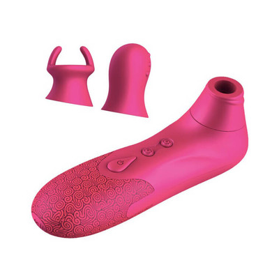 Foto 3 do produto Eletric Suck Massager Melrose - Estimulador Clitoriano Recarregável com 20 Modos de Vibração e Sucção - 14,5 x 4,5 cm