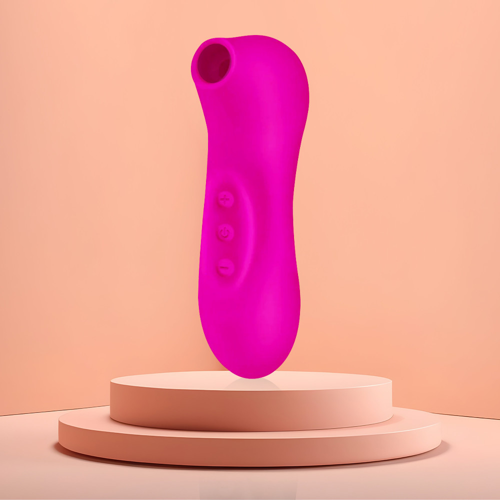 Estimulador Clitoriano Recarregável em Silicone com 10 Modos de Pulsação - Eletric Sucking Massage | 11,5 x 3,7 cm | Disponível em 3 Cores - 4