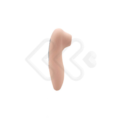 Foto 2 do produto Vibrador Estimulador de Clitóris Recarregável em Silicone com 7 modos de Pulsação - Eletric Sucking Massager | 12,3 x 3,4 cm