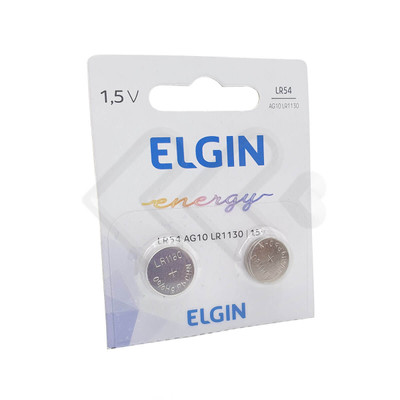 Elgin Energy - Bateria Alcalina LR 54 (1,5V) - 2 unidades