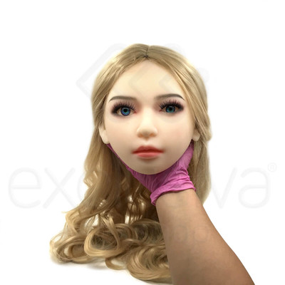 Foto 13 do produto Elizabeth - Boneca Realística Desmontável em Cyberskin com Pele Clara, Cabelo Loiro, Olhos Azuis, Seios Pequenos, Vértebras em Aço, Mala para Transporte e Acessórios - 34 Kg e 1,65 Metros de Altura