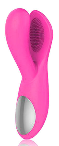 Emma - Vibrador Ponto G Recarregável com Estimulador Clitoriano e 6 Padrões de Vibração - 16 x 5 cm | Cor: Rosa - 2